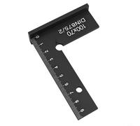 Règle carrée plate en alliage d'aluminium pour bord 90 degrés 150 x 100 ou 100 x 70 pour mesure du travail du bois (B)