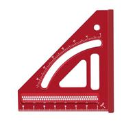 Règle carrée professionnelle à angles multiples pour le travail du bois 90 degrés avec échelle claire pour une mesure précise et largeur de marquage réglable