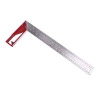 Règle carrée triangulaire 45/90 degrés 30 cm en acier inoxydable pour le travail du bois Essayer pour de multiples usages Travail du bois L