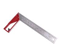 Règle carrée triangulaire 45/90 degrés 30 cm en acier inoxydable pour le travail du bois, jauge multifonction L