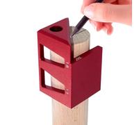 Règle centrale pour le travail du bois, gabarit à queue d'aronde 45/90 degrés et outil de marquage du métal, design compact 70 x 50 x 43 mm