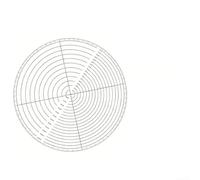 Règle circulaire de recherche centrale pour la précision de la disposition dans les projets de menuiserie, d'art et d'école utilisant des matériaux transparents (B)