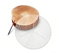 Règle circulaire optiquement transparente pour mesure directe de superposition et repérage central sur pièces plates (A)