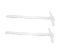 Règle compacte en forme de T, règle double face graduée, règle en plastique for étudiant, équerre en T de précision, règle pliante, mètre ruban