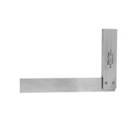 Règle coudée en alliage d'aluminium à 45 degrés, métrique et échelle en pouces - Règle triangulaire carrée pour menuisier
