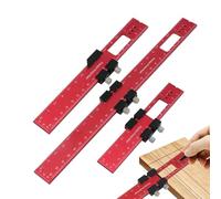 Règle coulissante de 3 règles en d'aluminium avec butée