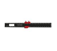 Règle coulissante professionnelle en aluminium de 15,2/20,3/30,5 cm avec verrou coulissant - Outil de mesure de précision pour le travail du bois et la menuiserie pour projets de bricolage, travail