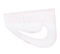 Règle Courbe de Couture Acrylique, pour Débutants et Designers | Patronage Rapide, Sections Emmanchure et Encolure, Marge 0,5cm et 1,0cm, Graduations Claires