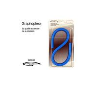 Graphoplex Règle courbe flexible 40 cm bleu