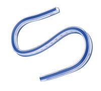 Règle courbe flexible de 12 et 24 pouces, règle de conception flexible, règle à échelle double face, outil de mesure de dessin, fournitures d'artisanat pour le dessin, (30cm/11.8in)