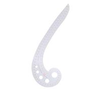 Règle courbe française, règle de notation multifonctionnelle, outil de coupe de 6 mots, règle incurvée pour la création de patrons, dessin de manches de vêtements pour les