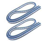 Règle Courbe pour Mesure 2 Pièces Flexible Double Face de Couture | Caoutchouc Souple et Métal, Pratique pour Couturière, Mesure des Coutures Courbes, Usage Précis