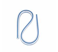 Règle courbée flexible de 40 cm, double face, règle de marquage claire, outil de pliage en plastique pour la conception de vêtements, le dessin technique