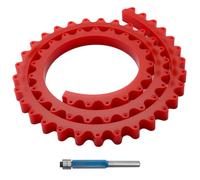 Règle courbée flexible pour un travail précis du bois, modèle de courbe flexible, gabarit de courbe flexible, gabarit de fraisage pour défonceuse, baguettes profilées en bois (100 cm)