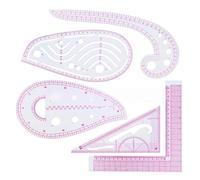 Regle Couture, 5 Pièces Perroquet Couture, Règle Métrique, Règle de Courbe pour la Couture Modèle de Dessin Outil Sur Mesure pour Vêtements de Bricolage, Mesure de Couture Outil de Métier
