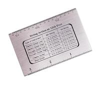 Règle d ' action des cordes, jauge de, guide de nivellement, outil de mesure des cordes de guitare, jauge de hauteur, outil de réparation de guitare, règle de hauteur pour guitares et basses