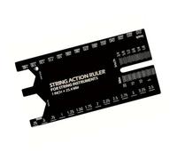 Règle d'action des cordes - Guide de nivellement des frettes - Outil de mesure de cordes de guitare - Jauge de hauteur - Réparation de mesure