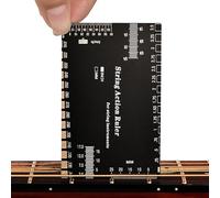 Règle d'action des cordes - Jauge de hauteur des cordes - Accessoires de précision multifonction pour la configuration des basses pour débutants, instruments à cordes, mandoline, amateurs de musique