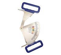Règle d'alimentation pour porcs, truie Backfat Caliper en acier inoxydable Type de pointeur Opération facile 5 intervalles de mesure Taille compacte pour un usage domestique