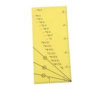 Règle d'allocation de Couture, Règle de Couture Robuste et Durable Largement Utilisée avec Guide de Couture Magnétique pour Coudre pour Mesurer pour couper. (Jaune vif)