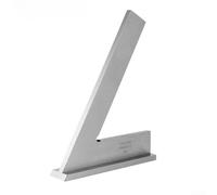 Règle d'angle à 45 degrés en acier inoxydable pour une référence angulaire précise dans le pliage et le routage des conduits électriques (150 x 100 mm)