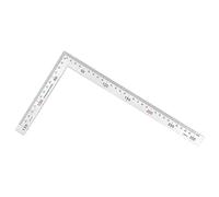 Règle d'angle à 90 degrés, outil de combinaison de cadrage en acier inoxydable | 15,0 cm x 30,0 cm angle L Règle outil, pour la construction et le dessin des ingénieurs charpentiers