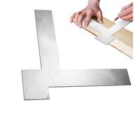 Règle d'angle à angle droit, règle de nivellement en acier inoxydable - Niveleur de bord mural | pour plâtrage, maçonnerie, maçonnerie, maçonnerie, peinture murale