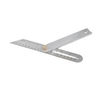Règle d'Angle Acier Inoxydable 22cm Précision Gravée | Acier 403, gravure prÃ©cise, Ã©tanche, pour idÃ©al pour bois et mÃ©tal, lecture facile
