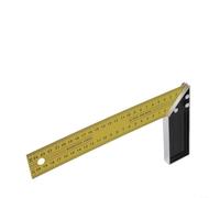 Règle d'angle carré en acier inoxydable à 90 degrés pour le travail du bois et la menuiserie, outil de mesure de précision en acier inoxydable pour ingénieurs, 250 mm et 350 mm (25 cm)