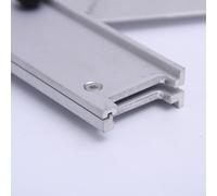 Règle d'angle carrée à 90 degrés en alliage d'aluminium, disposition professionnelle de menuiserie et guide d'angle de travail du bois, outil de mesure de construction durable pour chantier de