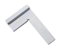 Règle d'angle carrée à bord plat de 90 degrés, 50-200 mm, en acier au carbone avec base for le travail du bois(150x100mm)