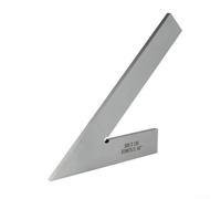 Règle d'angle de 45 degrés en acier inoxydable, pour équerre à onglet pour le travail du bois et du métal, outil de mesure standard DIN875/2 avec design à angle droit, multiple (200 x 130 mm A)