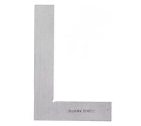 Règle d'angle de 90 degrés, règle carrée en L pour le travail du bois, outil de mesure à angle droit en métal avec taille standard de 150 x 100 mm, carré de précision en forme de