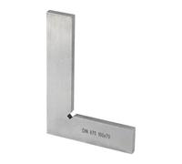 Règle d'angle de coupe 100 x 70 mm à bord droit à 90 degrés en acier au carbone de haute précision Type de coupe à angle droit Règle carrée pour le travail du bois