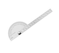 Règle D'angle De Rapporteur Semi-Circulaire,Jauge De Synchronisation Ding,Charpentier Résistant À 180,14cm,1 Pièce - Type Silver