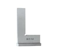 Règle d'angle droit en aluminium solide - Design bouche plate - Base large - Mise à niveau carrée pour le travail des métaux et la fabrication d'ingénierie - Règle carrée à bouche plate