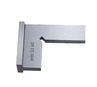 Règle d'angle droit en aluminium solide - Design bouche plate - Base large - Mise à niveau carrée pour le travail des métaux et la fabrication d'ingénierie - Règle carrée à bouche plate