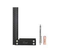 Règle d'angle droite à 90 degrés pour le travail du bois, repère de ligne parallèle, rapporteur, inclinomètre, jauge de frein, charpentier, outil de mesure, outil de mesure pour angles laser