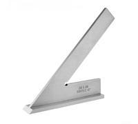 Règle d'angle en acier inoxydable à 45 degrés pour la mesure angulaire et la référence dans le pliage et le formage de tôles (200 x 130 mm B)