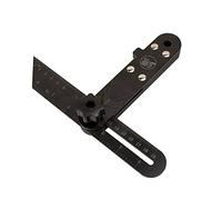 Règle d'angle en T - Jauge biseautée pour le travail du bois - Marqueur d'angle - Inclinomètre - Règle pliante - Outil de mesure précis - Jauge de frein professionnelle - Carré de charpentier