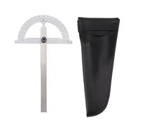 Règle d'angle Jauge d'angle Détecteur d'angle Échelle haute précision Rotatif Fixation flexible Rapporteur Outil de mesure d'angle universel pour le travail du bois Menuiserie