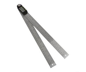 Règle d'Angle Numérique 300mm Métrique pour impérial Règle d'Angle | Verrouillage pour prÃ©cis, taille 200mm, unitÃ©s mÃ©triques impÃ©riales, construction pour robuste, usage pro(300mm)