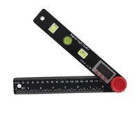 Règle d'Angle Numérique 4 en 1, Rapporteur Multifonction avec Affichage LED, 360 Degrés, Portable et Précis - Matériau ABS Durable, Mesure Polyvalente pour Usage Domestique et