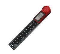 Règle d'angle numérique avec écran LCD, mesure de haute précision, conception antichoc et antidérapante pour construction d'escaliers
