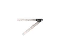Règle d'angle numérique en acier inoxydable avec piles Style I 0-200 mm
