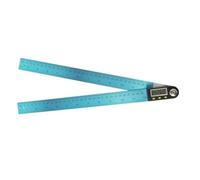 Règle d'angle numérique rapporteur avec 200/300 mm en acier inoxydable Plage de mesure 0-360° LCD Unités métriques et impériales 300 mm