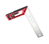 Règle d'angle pour le travail du bois - Règle multifonction en métal - Angle de précision à 90 degrés - Pour meubles, meubles de rangement, armoires, chaises, tables et constructions de construction