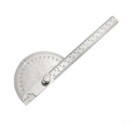 Règle d'angle réglable en acier inoxydable pour le travail des métaux - Outil de mesure d'angle précis 28 cm (14 cm)