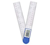 Règle d'angle universel - Mesure à 360 degrés, durabilité en acier inoxydable, outil d'angle et de longueur multi-usage, précision de bouton de verrouillage, affichage numérique