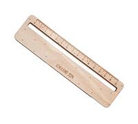 Règle d'apprentissage pour enfants - Règle de lecture en bois - Pour enfants et étudiants - Mesure de la lecture - Fournitures de salle de classe - Outil de mathématiques pour la maternelle